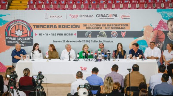 Invitan a la tercera edición de la Copa de Basquetbol Cibacopa-DIF Sinaloa 2026