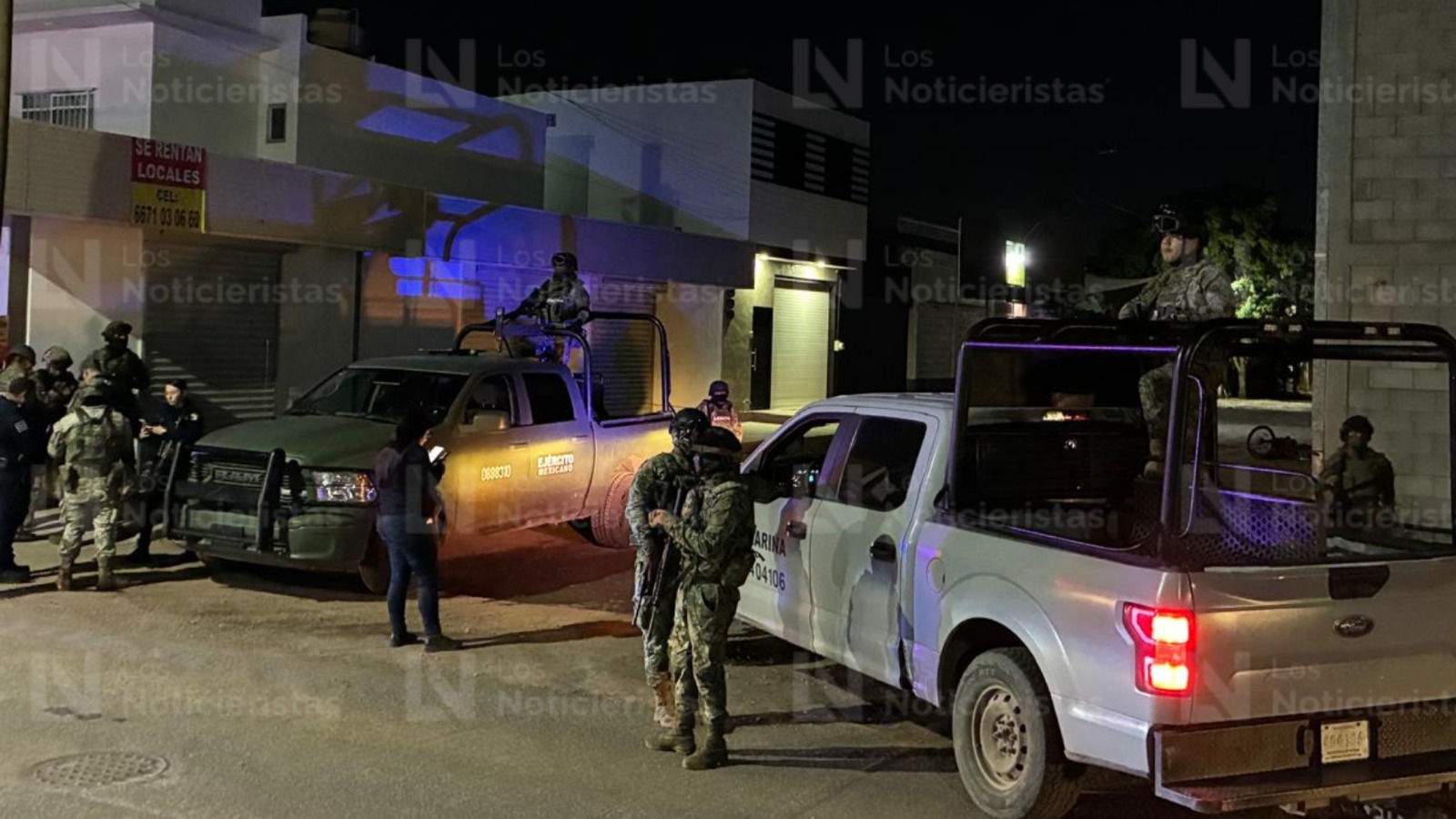Marina resguarda escena del crimen en Culiacán