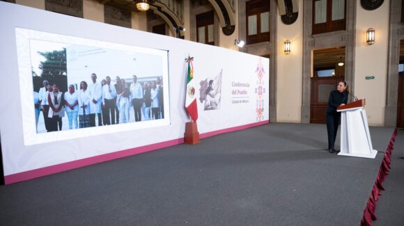En vía remota, inaugura Sheinbaum Unidad de Medicina Familiar del Issste en Playa del Carmen