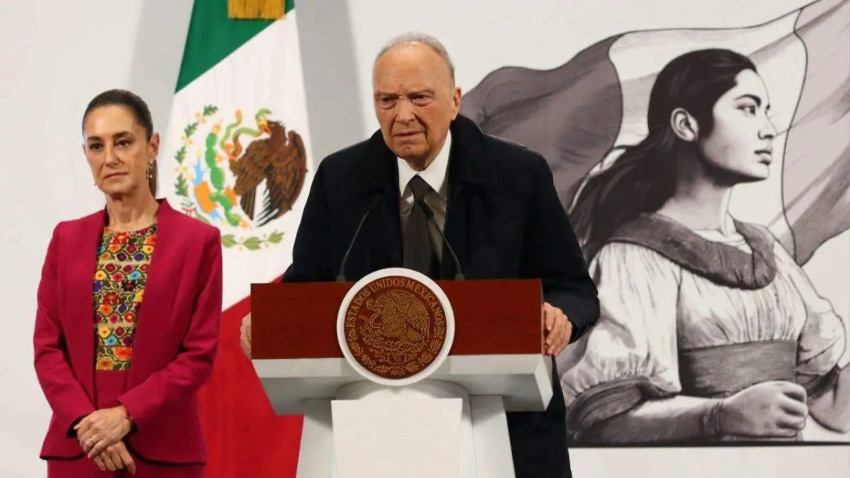Claudia Sheinbaum y Alejandro Gertz Manero