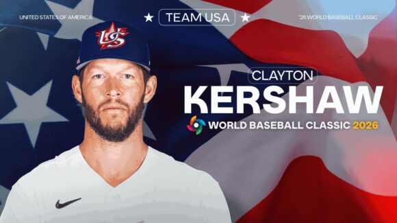 ¡Oficial! Clayton Kershaw lanzará para Estados Unidos en el Clásico Mundial de Beisbol 2026