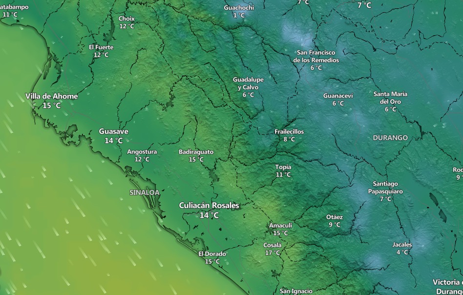 clima en sinaloa y mexico