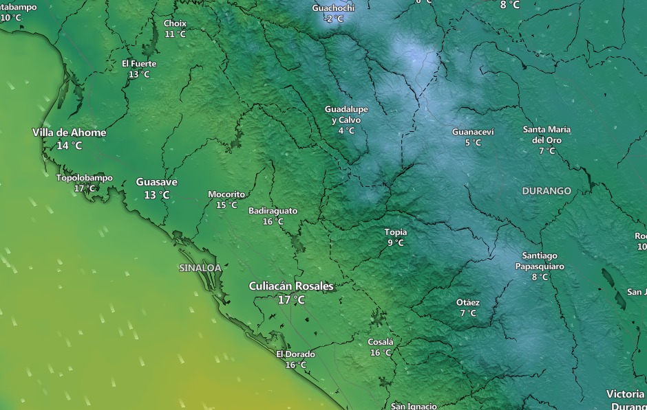 clima en sinaloa y mexico
