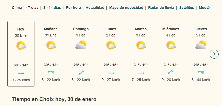 clima en sinaloa y mexico
