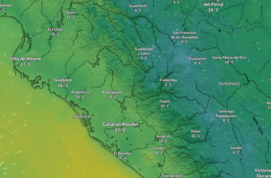 clima en sinaloa y mexico