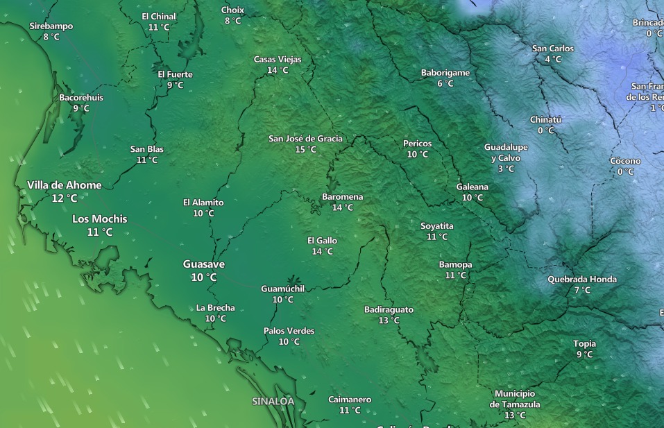 clima en sinaloa y mexico