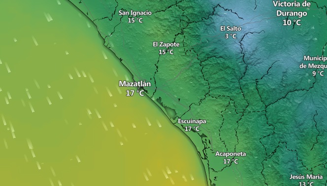 clima en sinaloa y mexico