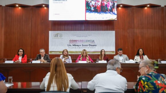 “Sinaloa se posiciona como un destino de primer nivel”: Mireya Sosa, titular de Turismo presenta comparecencia ante el Congreso