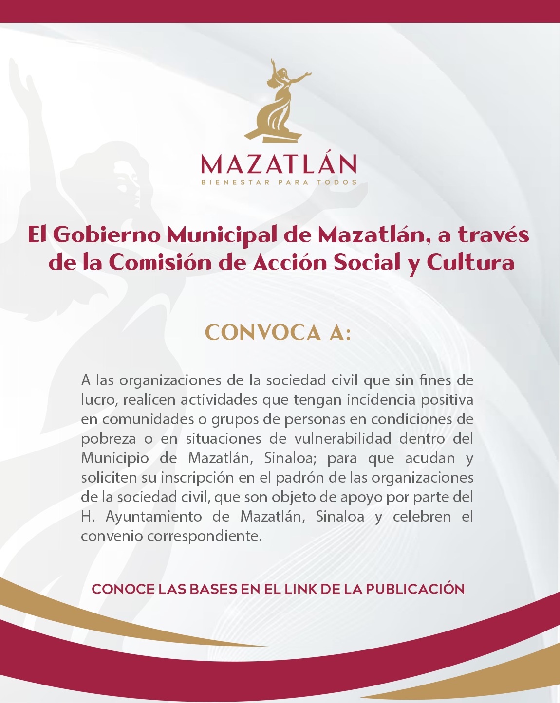 convocatoria para apoyos en mazatlan