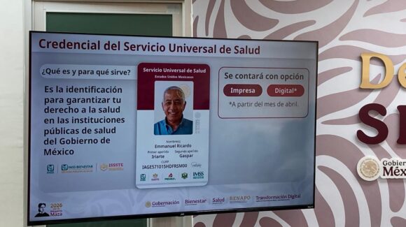 En marzo iniciará la credencialización del Servicio Universal de Salud para el estado de Sinaloa: Ulises Piña