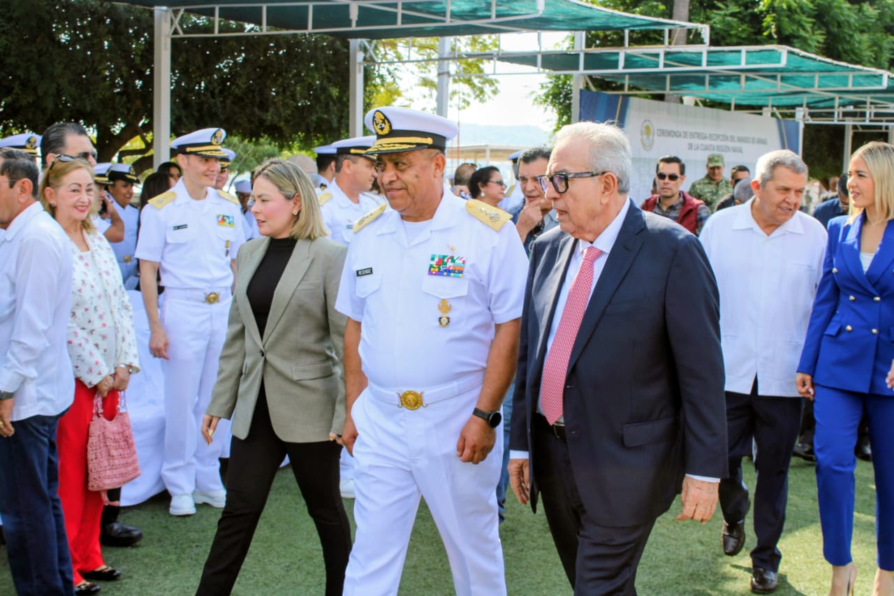 Deja José Reséndiz Sandoval la comandancia de la Cuarta Región Naval en Mazatlán