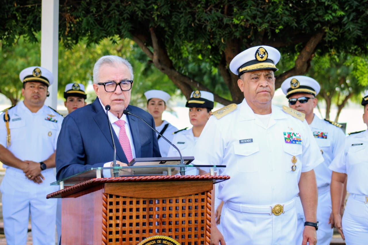 Deja José Reséndiz Sandoval la comandancia de la Cuarta Región Naval en Mazatlán