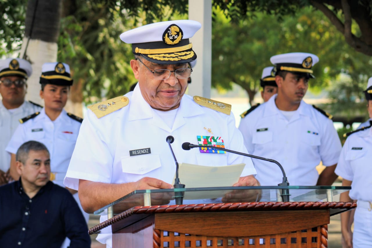 Deja José Reséndiz Sandoval la comandancia de la Cuarta Región Naval en Mazatlán