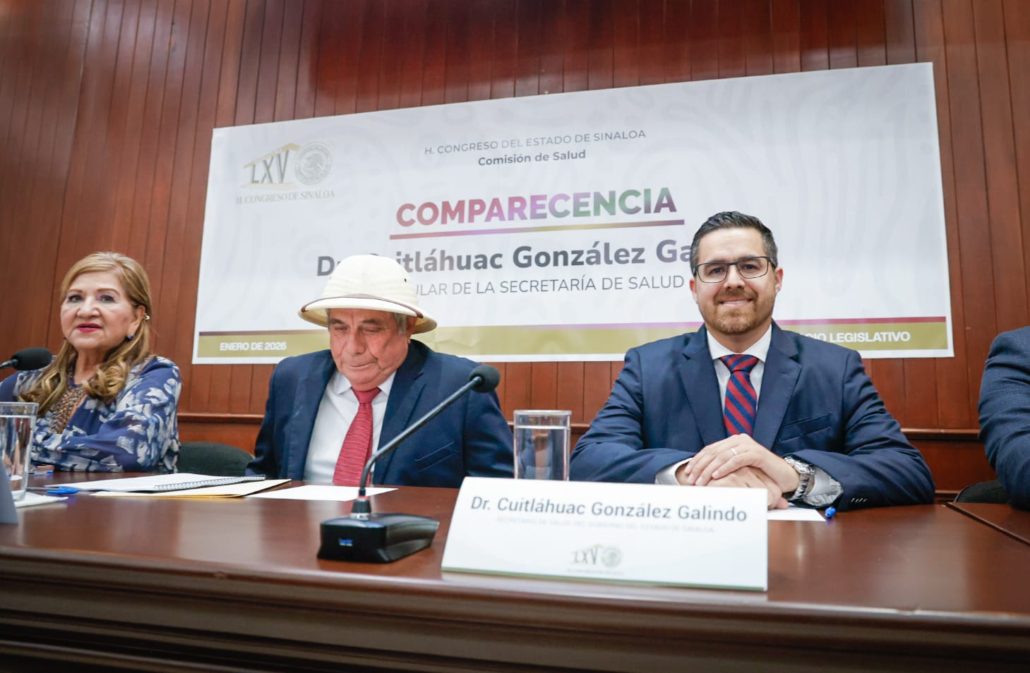 Comparece Cuitláhuac González, titular de SSA ante el Congreso
