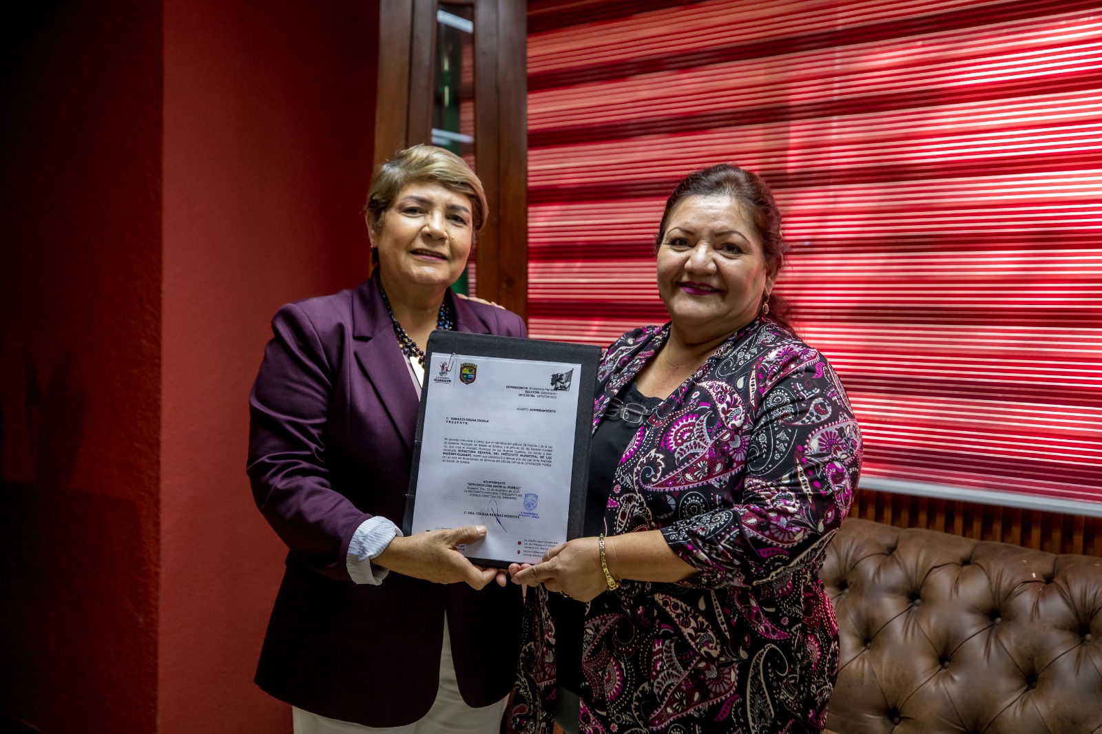 Damaris Osuna Zavala es designada nueva directora del Immujeres, en Guasave