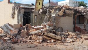 Demolición del antiguo IMSS de Guamúchil