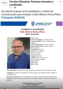 Saúl Alberto Ochoa P.