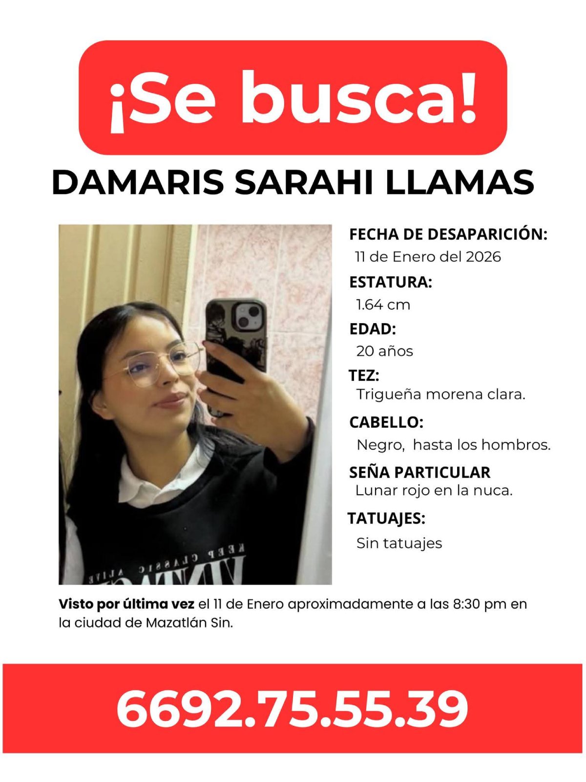 Dámaris Sarahí Llamas