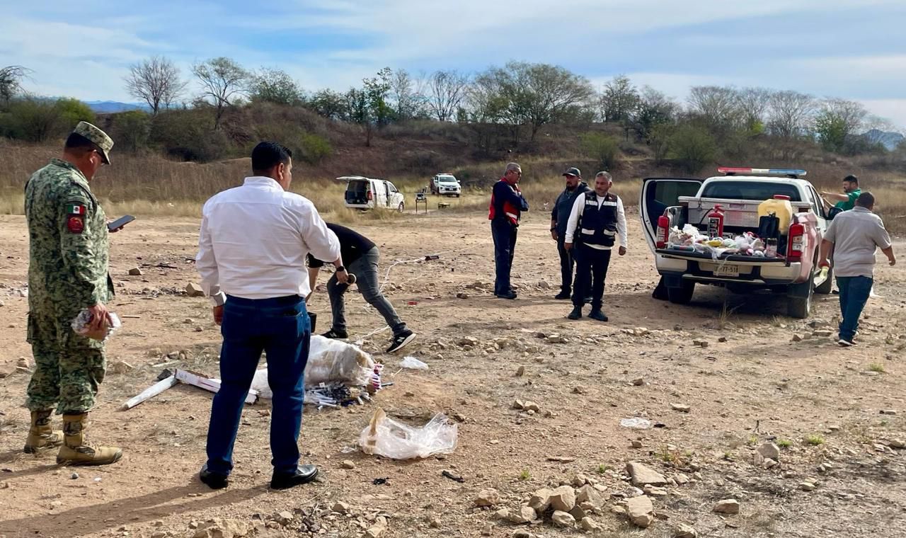 destruccion de pirotecnia por parte de las autoridades