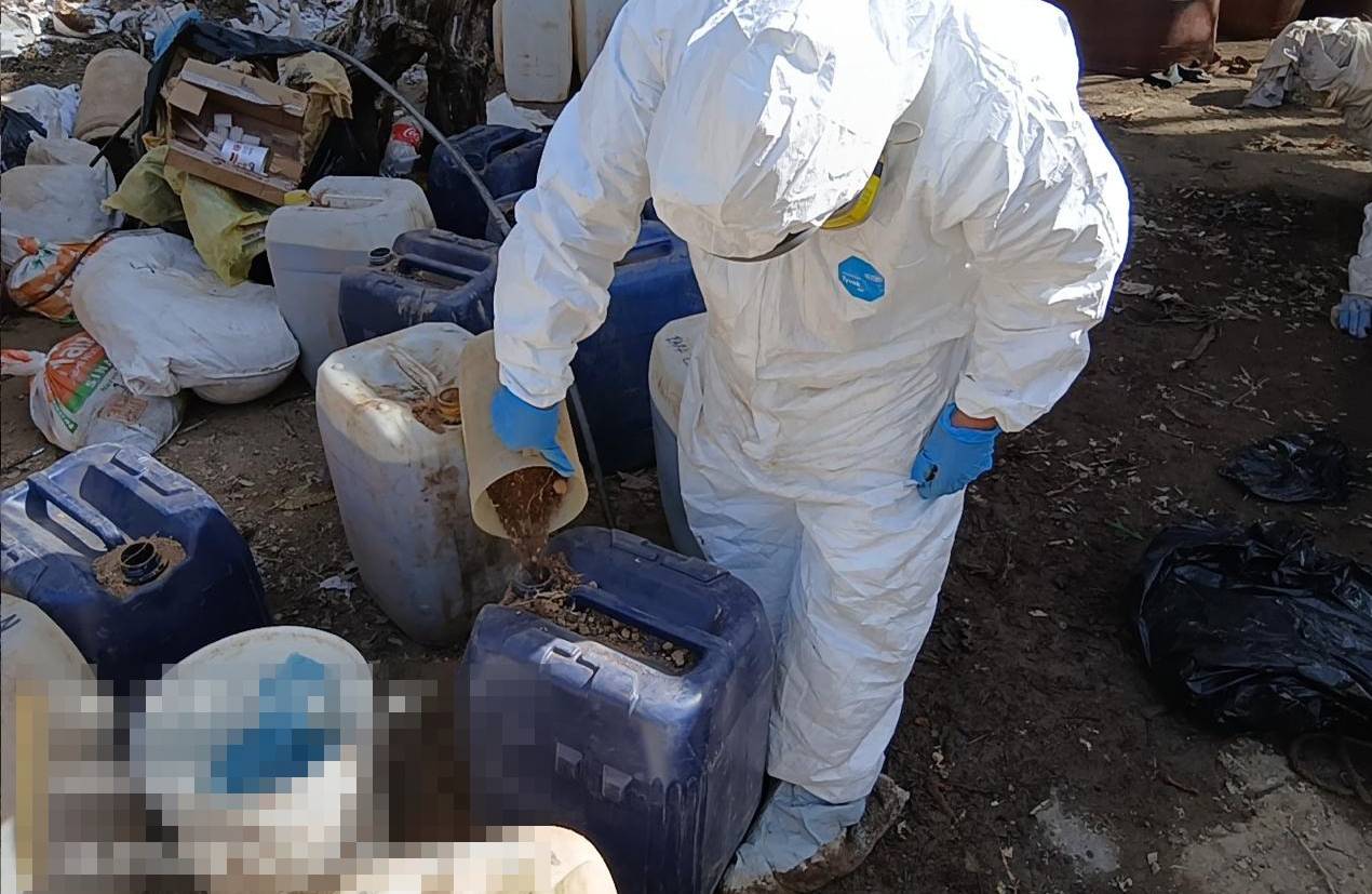 destruyen narcolaboratorio en culiacan