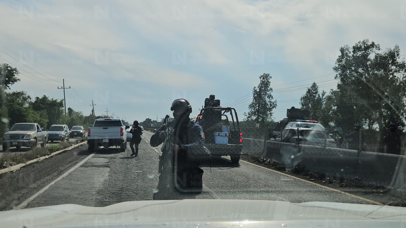 Enfrentamiento en la Culiacán-Eldorado