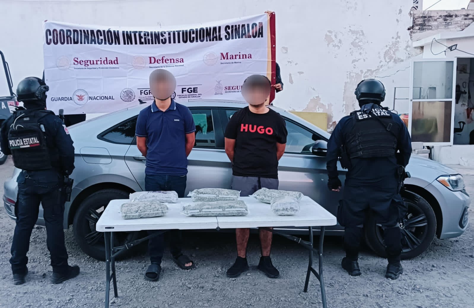 detenidos con droga en mazatlan