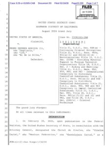 Documento de imputaciones contra 'El Señor de la Silla'