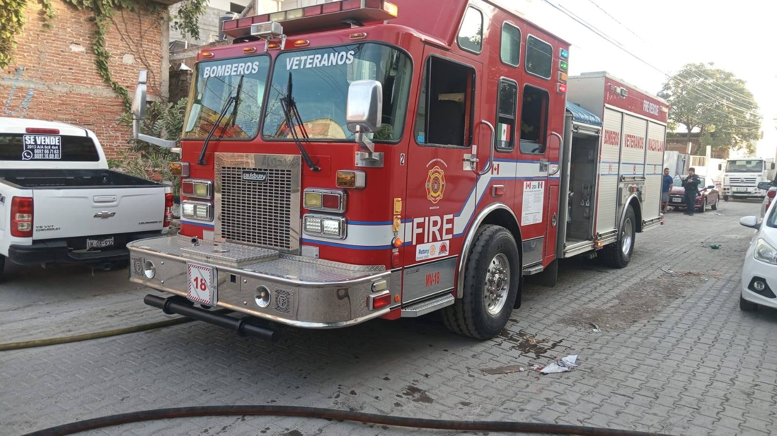 domicilio se incendia en mazatlan
