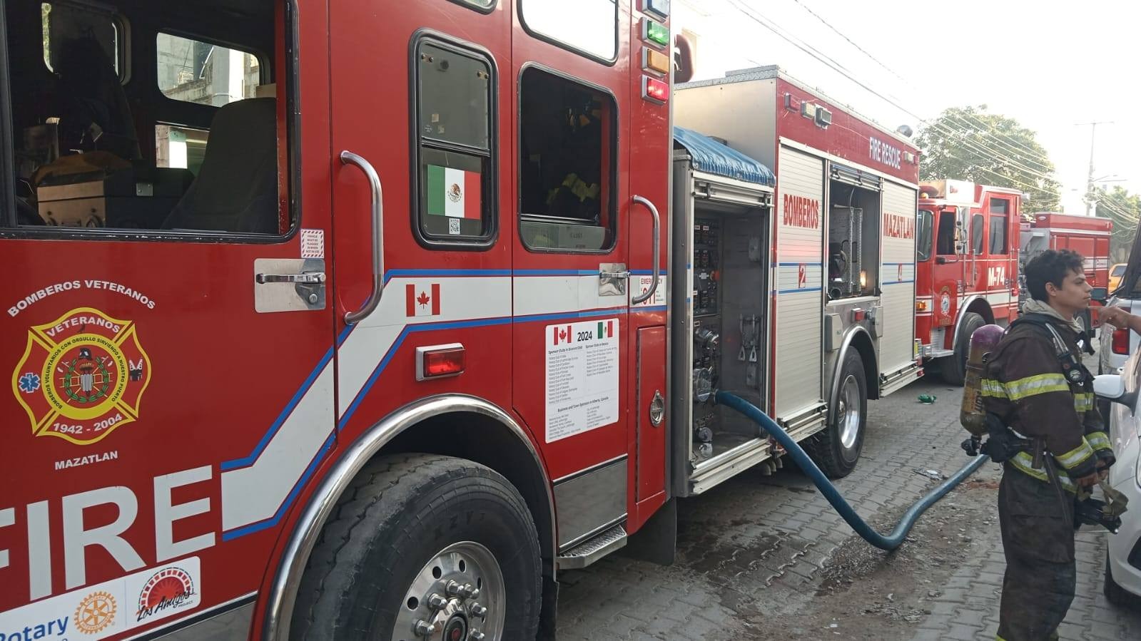 domicilio se incendia en mazatlan