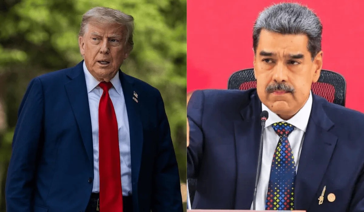 Donald Trump (izquierda) Nicolás Maduro (derecha)