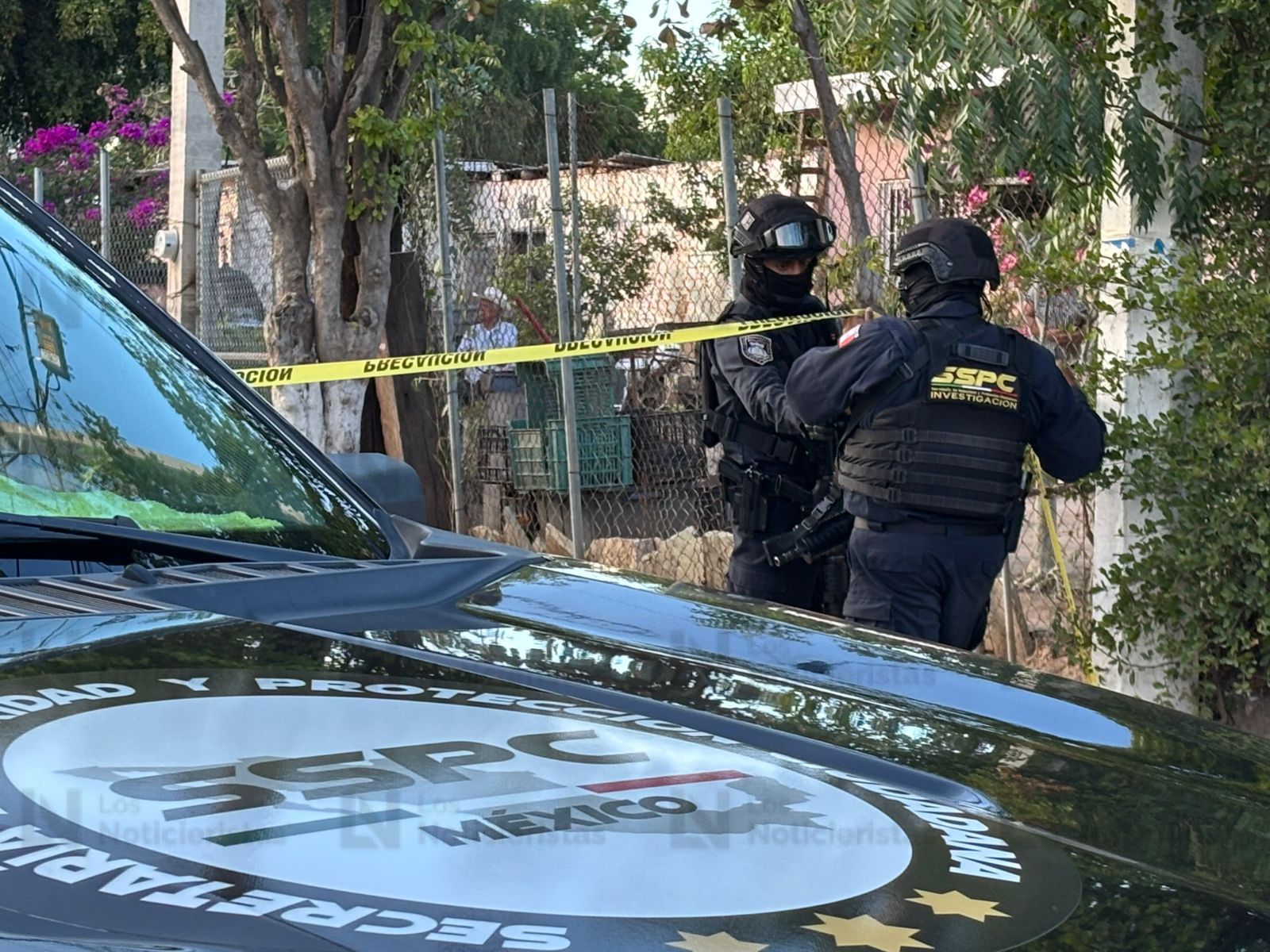 Asesinan a balazos a dos hombres en la comisaría de Bellavista en Culiacán