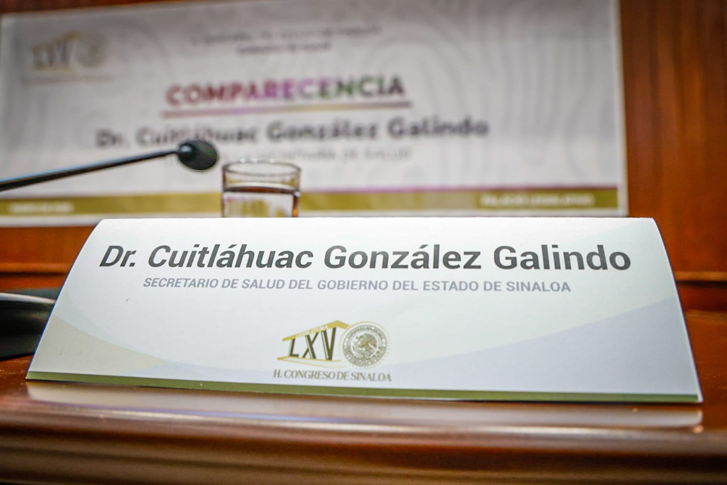 Comparece Cuitláhuac González, titular de SSA ante el Congreso