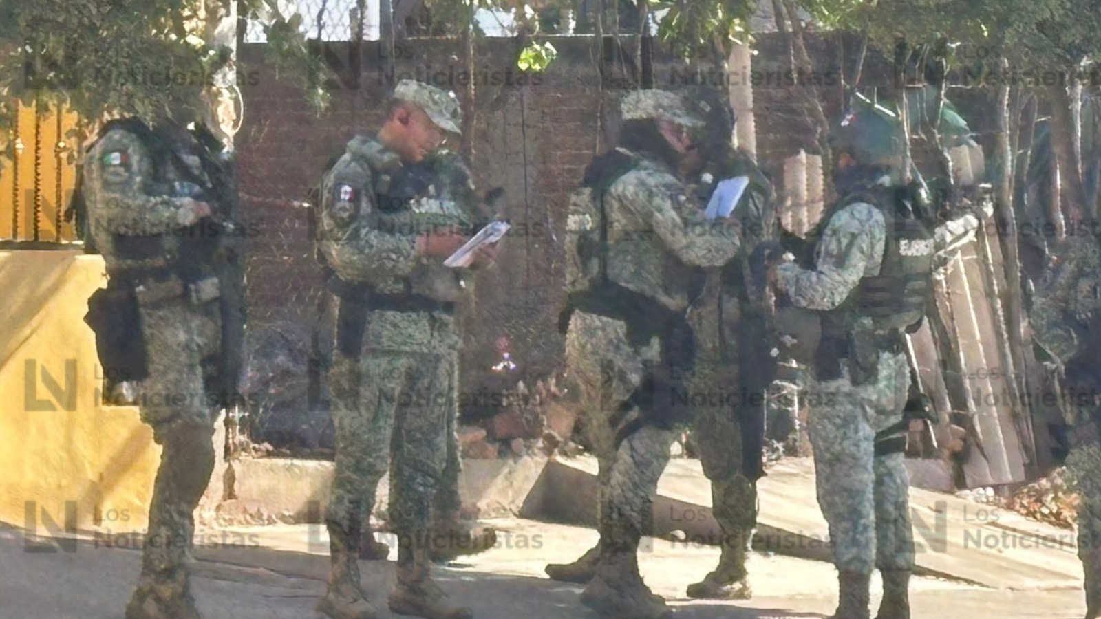 Militares en zona de ejecución en Culiacán