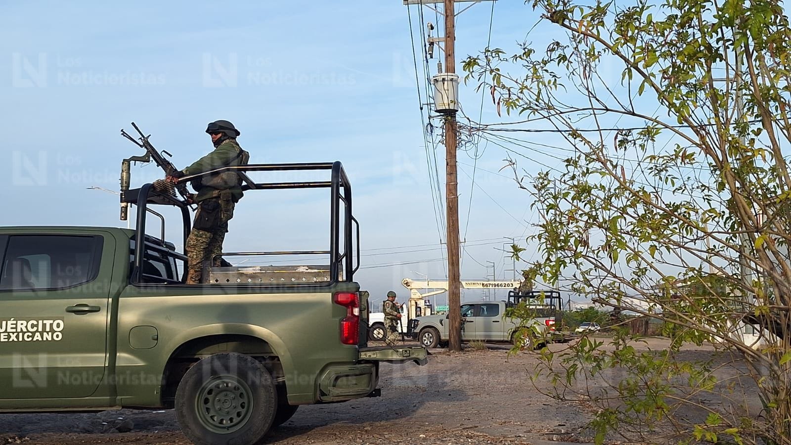 Elementos del ejercito resguarda zona donde se localiza persona ejecutada a balazos