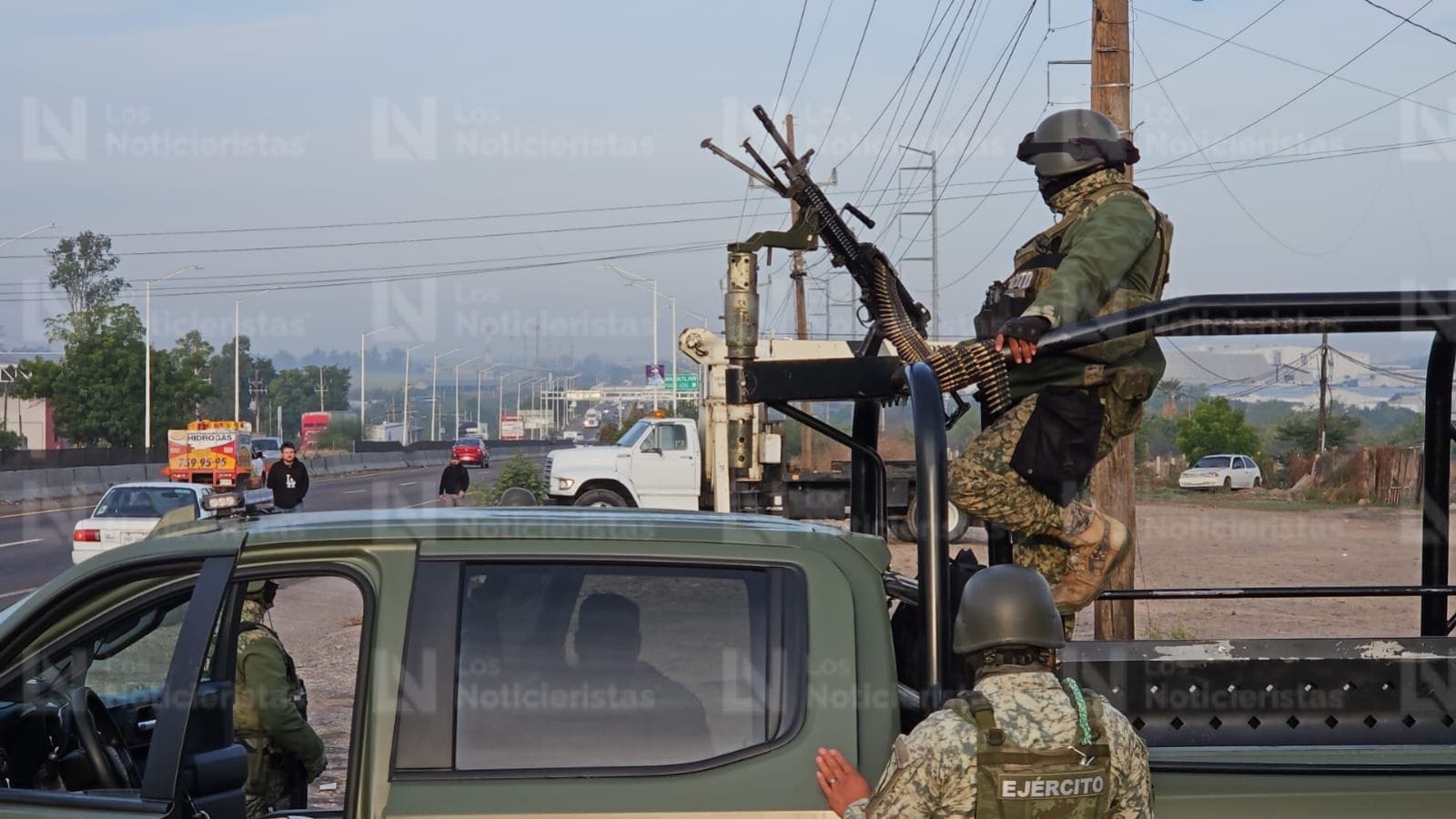 Elementos del ejercito resguarda zona donde se localiza persona ejecutada a balazos