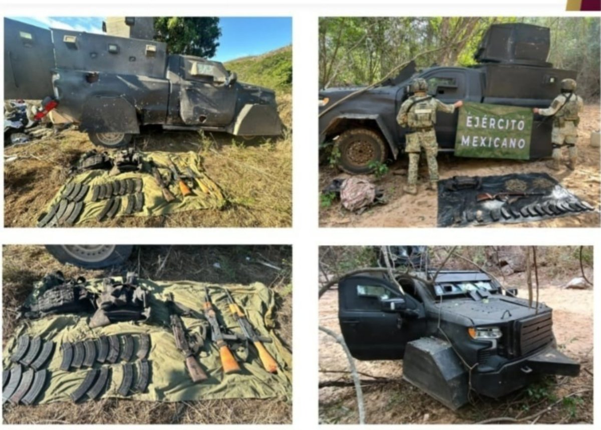 Elementos del ejercito presentan decomiso tras ataque armado en su contra