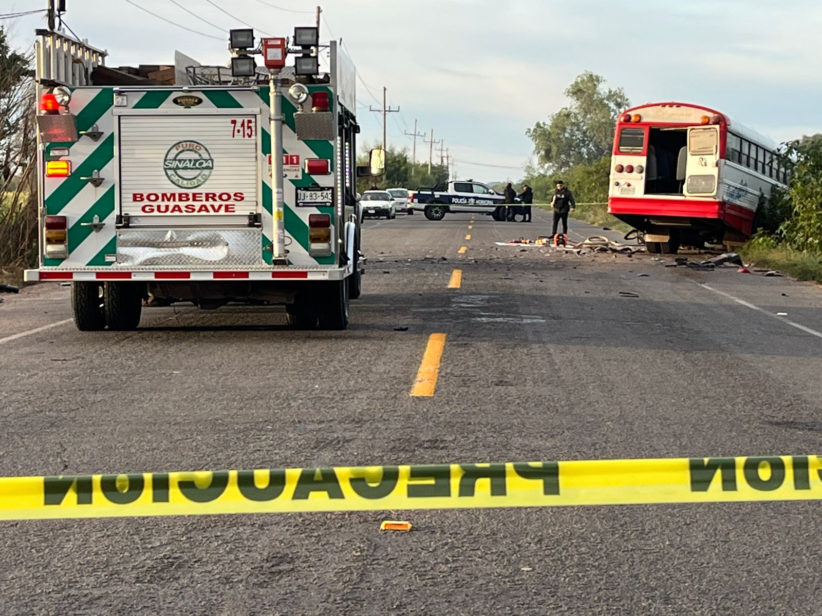 el aparatoso accidente cobro la vida de un hombre
