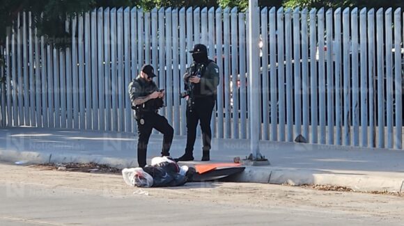 Arrojan el cuerpo de un hombre sin vida a un costado del Congreso de Sinaloa, en Culiacán