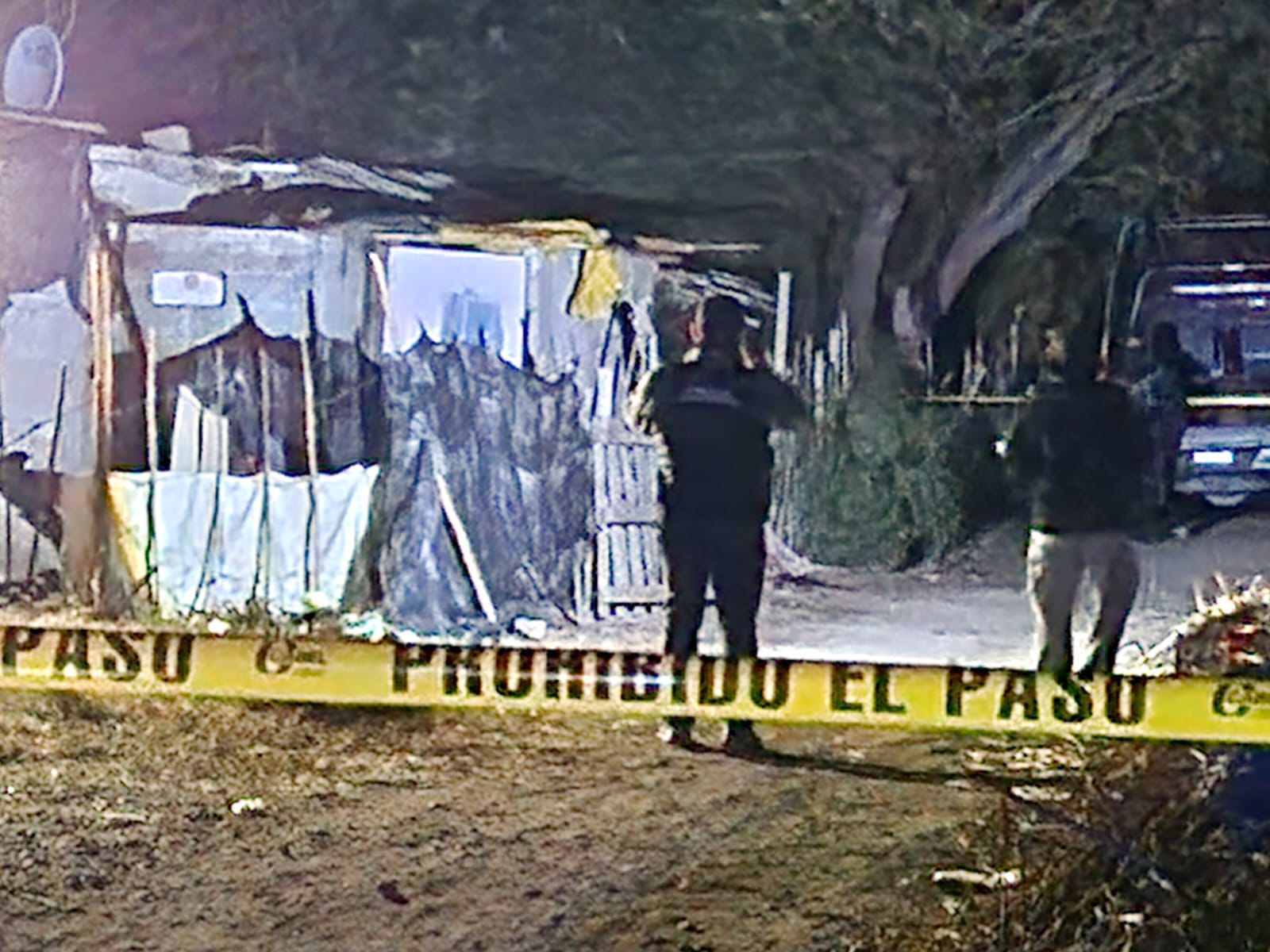 el hombre fue privado de la vida afuera de su propio domicilio