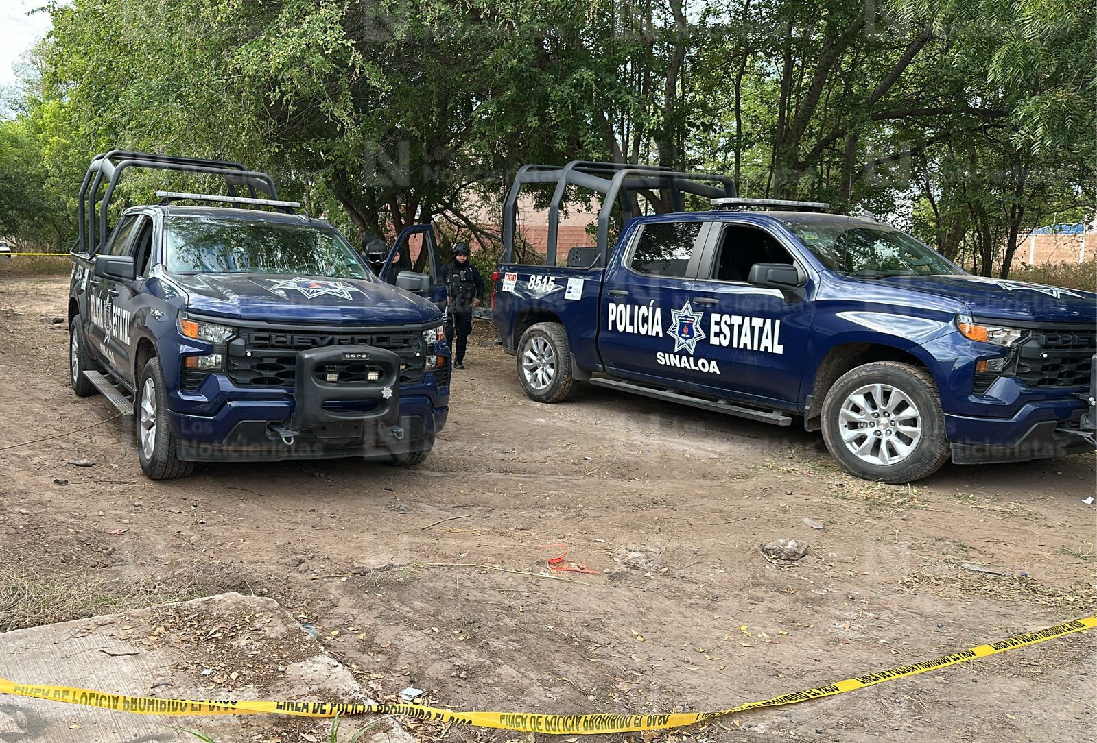 Encintado localizan asesinado a un hombre en Villas del Río en Culiacán