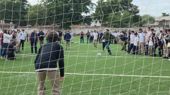 Canchas de pasto sintético del programa “Mundial Social” están a un 85 por ciento: Alcaldesa de Culiacán