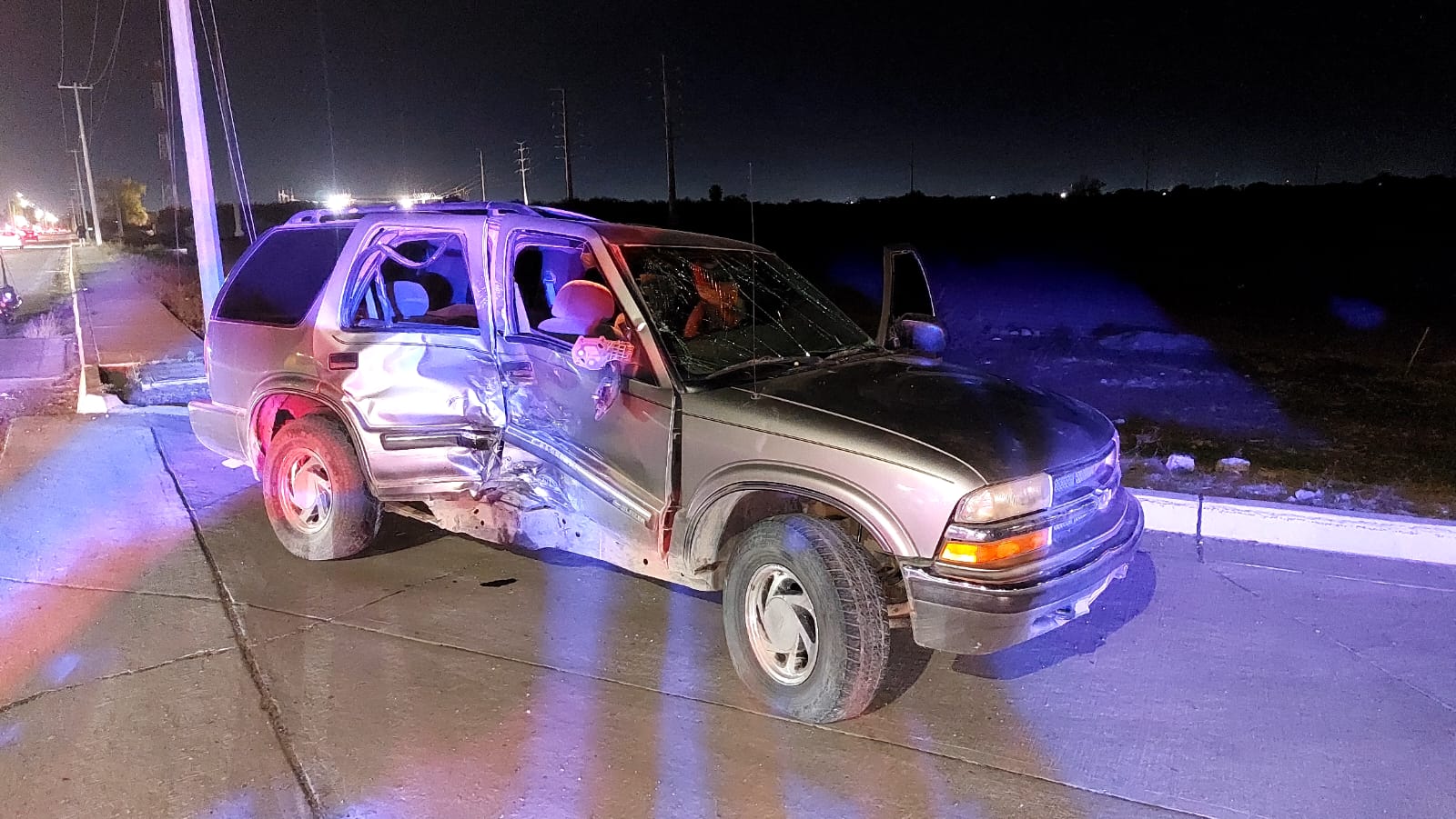 esta es la camioneta involucrada en el accidente