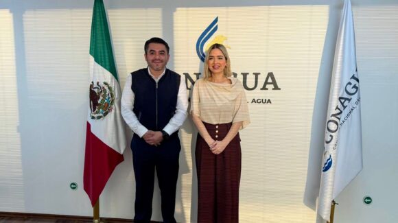 Estrella Palacios acude a la Conagua en CDMX para gestión de plantas de tratamiento para Mazatlán, Sinaloa