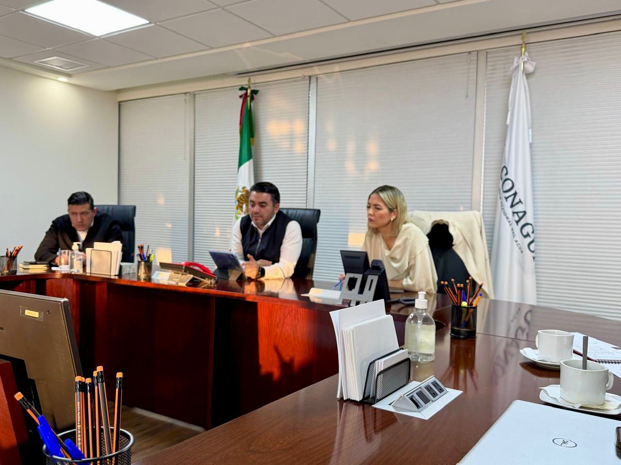 Estrella Palacios en la Conagua de la CDMX
