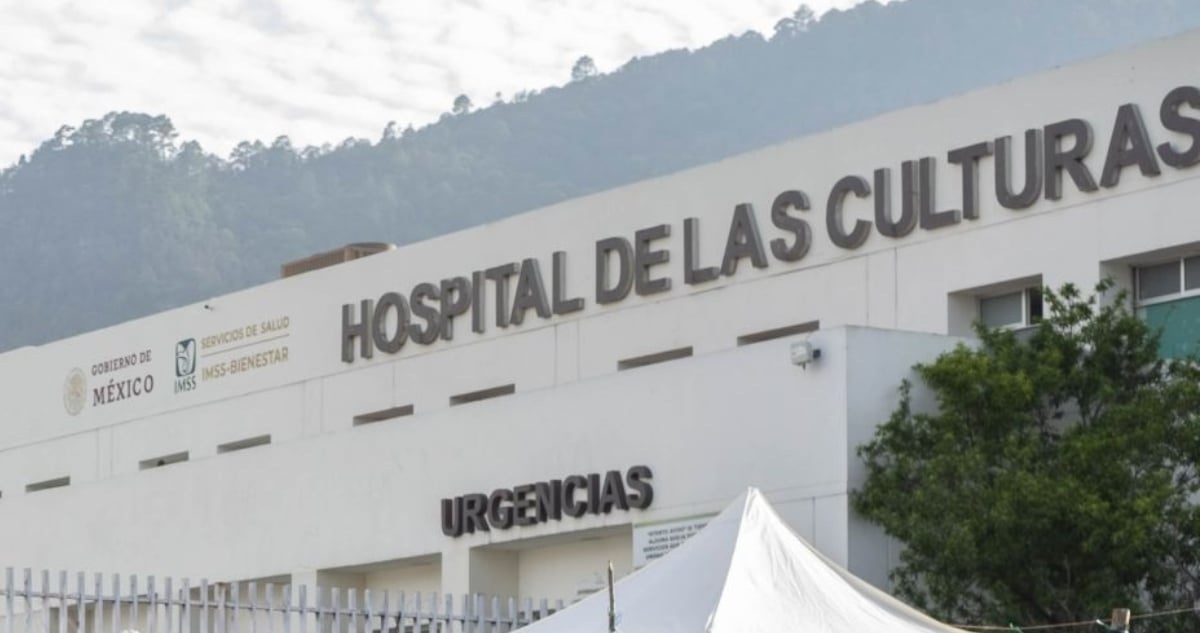 Fachada del Hospital de las Culturas en Chiapas