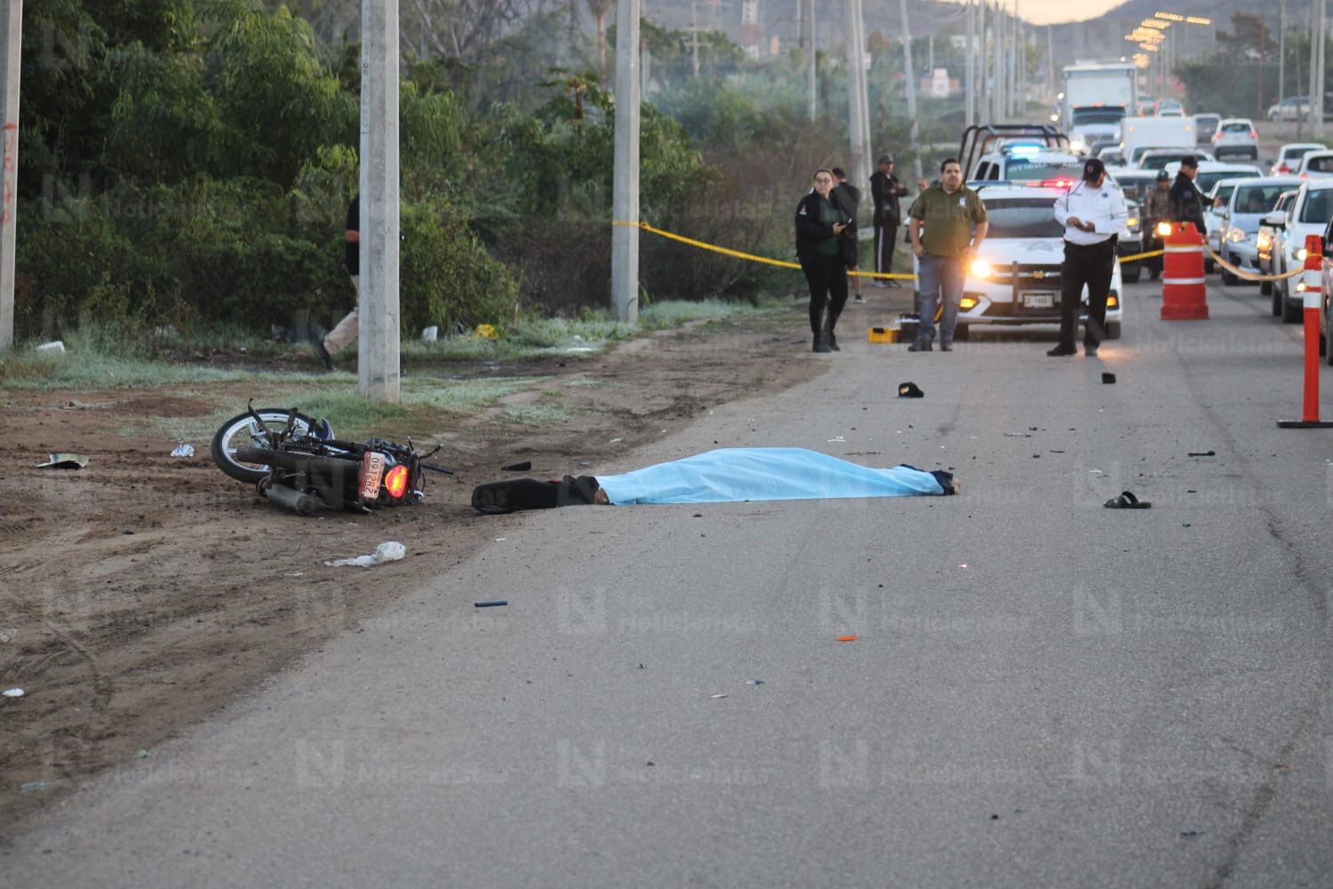 fatal accidente esta mañana en el puerto de mazatlan
