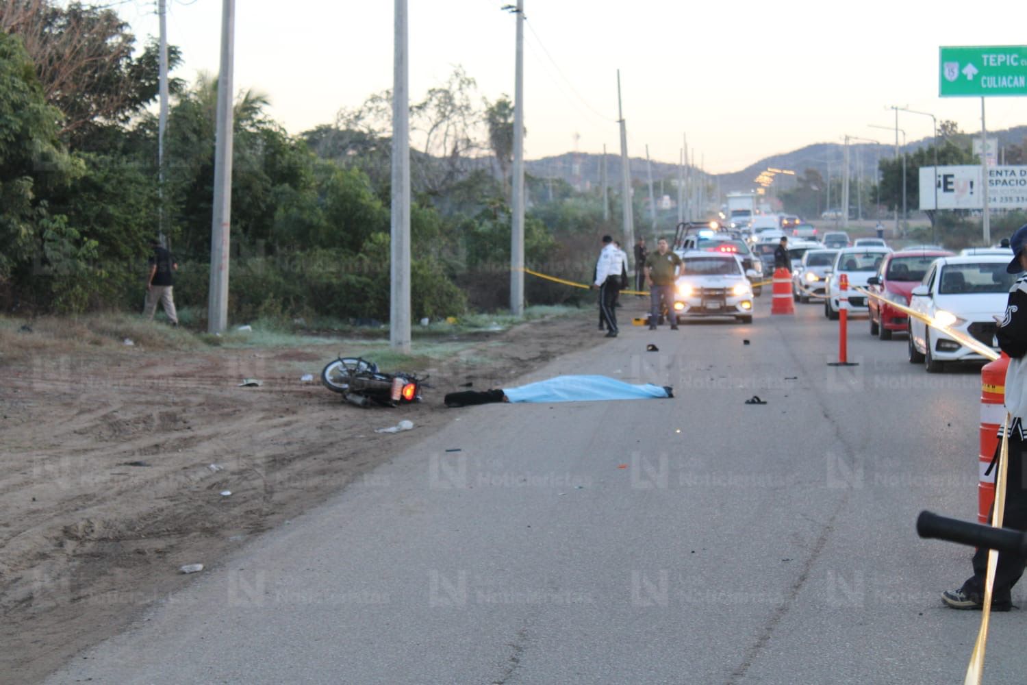 fatal accidente esta mañana en el puerto de mazatlan