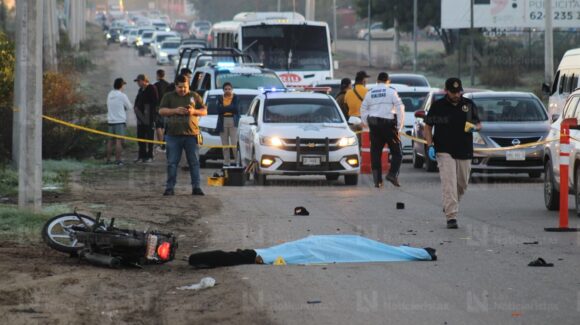 Muere motociclista tras ser arrollado en avenida Múnich, en Mazatlán, Sinaloa