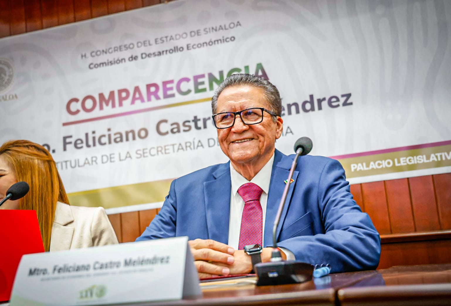 Feliciano Castro Meléndrez compareció ante Diputados integrantes de la 65 Legislatura en el Congreso del Estado de Sinaloa
