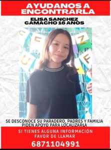 Menor desaparecida